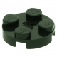 LEGO lapos elem kerek 2x2, sötétzöld (4032)